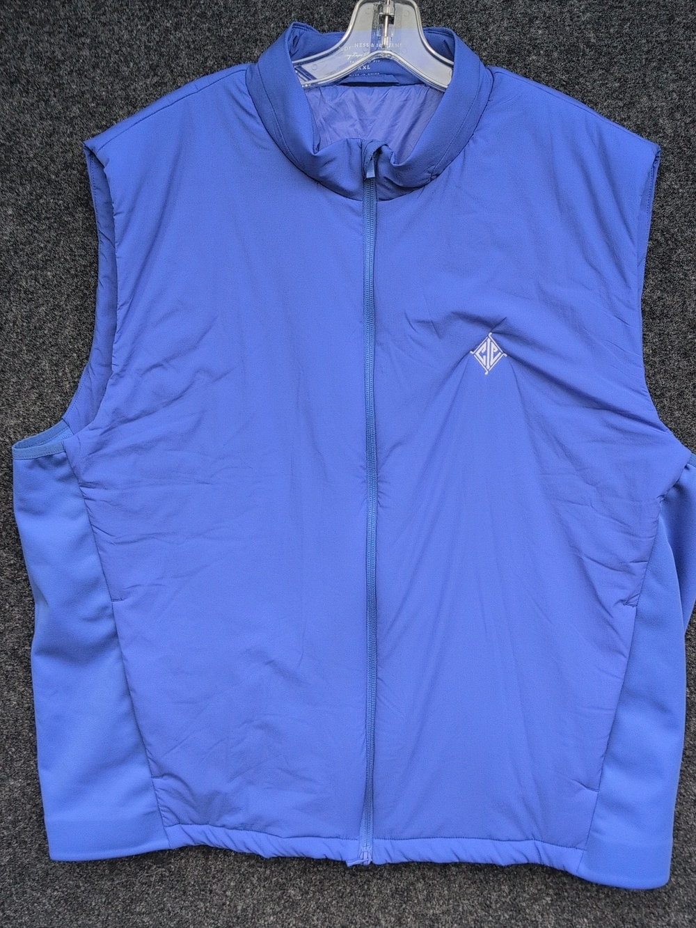 Holderness & Bourne King Vest XXL Blue Dry Luxe Performance Golf Featherweight